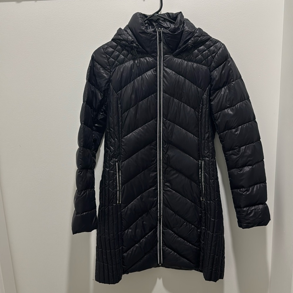 BCBG Stuffable Long Puffer